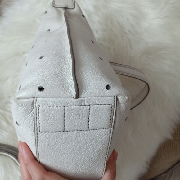 Rare Fossil Julia white perf polka dots - Picture 7 of 12